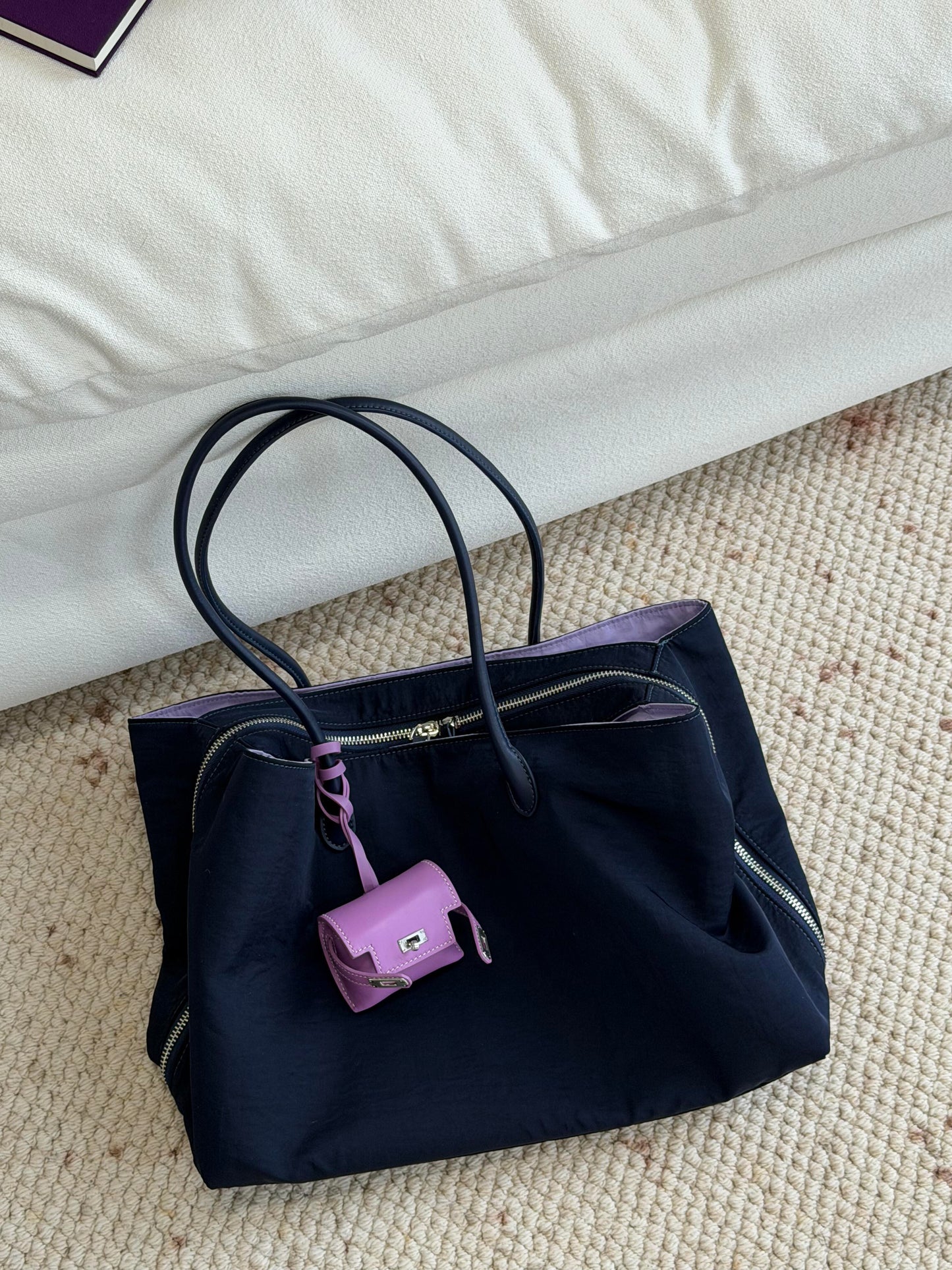Tote bags - 26SS1｜Minimalist Water-｜Repellent Nylon Tote Bag | Lightweight Everyday Shoulder Bag